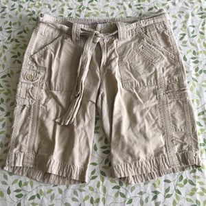 Khaki Cargo Shorts